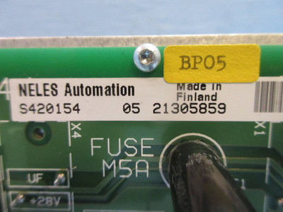 Neles Automation S420154 Rev. 05 PLC Module Chasis Rack & Backplane IOB-65428977 (TK3355-8)