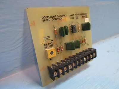 Reliance Electric 1044383-01 Rev. A Constant Surface Speed Control PLC Board (TK3385-3)