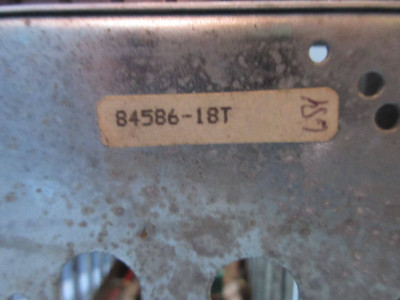 Reliance 84586-18T PLC Module Rack Chassis for GTS Drive 0-51377-17 Backplane (TK3387-4)