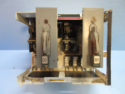 Image of Cutler Hammer Eaton F10 Unitrol Twin 30 Amp Dual Fused 12" Feeder MCC Bucket