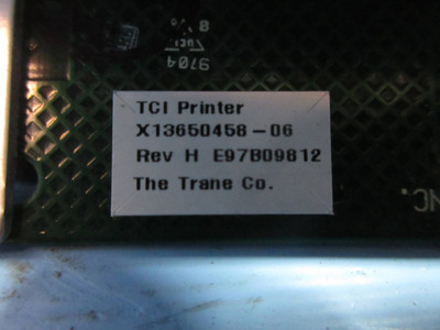 Trane X13650458-06 Rev H TCI Printer Circuit Module PLC E97B09812 (TK3500-1)