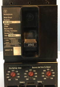 CH Westinghouse MCP532500C 250A Motor Circuit Protector 600V 3P 673B018G11 flaw (EM2727-1)