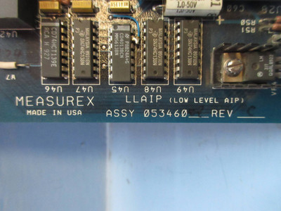 Measurex 053460-02 Rev C LLAIP Low Level AIP Module PLC Unitec 04345102 Rev A1 (TK3810-1)