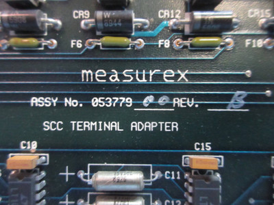 Measurex 053779-00 Rev B SCC Terminal Adapter Module PLC Revision B 05377900 (TK3821-1)