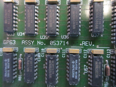 Measurex 05371400 Rev D GP63 Transition Module PLC Board 053714-00 Revision D (TK3838-2)
