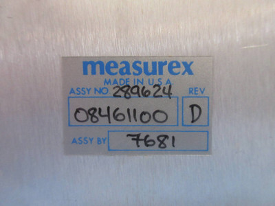 Measurex 08461100 12-Slot Chassis Module Rack SCC Autobackup Backplane 05354900 (TK3846-2)