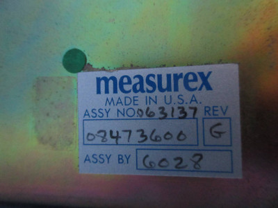 Measurex 08473600 Rev. G Power Supply Assembly VPU 084736-00 Module (TK3859-4)