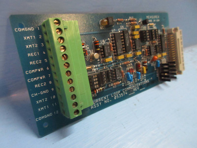 Measurex 05357402 Rev A Current Loop Communications Module PLC Revision A (TK3883-1)