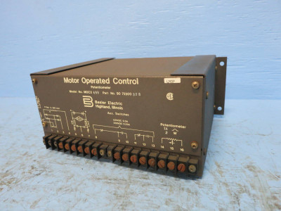 Image of Basler Electric 90-72300-328 Model MOC2-499 Motor Operated Control Potentiometer