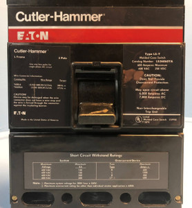 Cutler Hammer LS36060YA 600A Molded Case Switch Type LS-Y L Frame Eaton 600 Amp (EM2907-1)