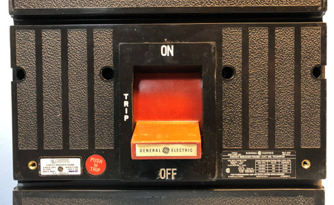 GE THJ9VF26 600 Amp LSIG Breaker w/ 600A Trip/Sensor T9VTSLGA3 General Electric (EM2922-6)