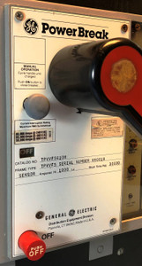 GE TPVVF56710H 1600A Power Break LSIG Breaker w/ Aux 1600 Amp General Electric (EM2932-1)