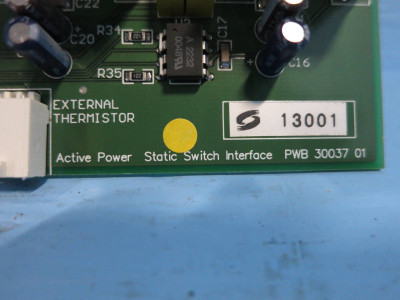 Active Power Static Switch Interface 30037-01 30036 ActivePower Control Board (DW0898-1)