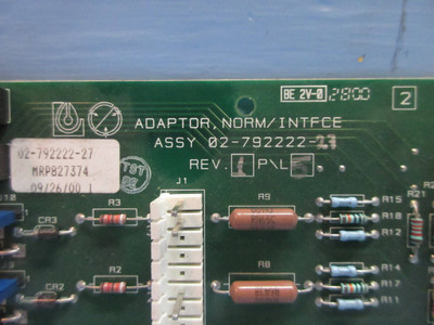 Liebert Emerson 02-792222-27 Rev. 1 Adaptor Norm / Interface Board PLC (TK4142-1)