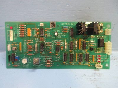 York 031-00947D-000 Rev. A Model CM-2 Current Control Board PLC 05047B119 (TK4152-2)