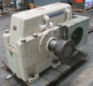 Westinghouse Nuttall S18F 600 HP 77/28 Ratio 343 RPM Gear Reducer 80R18959 (EBI3299-1)