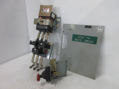 GE 8000 Series 300 Amp Main Breaker Type MCC 24" Feeder Bucket 300A TJL4V2603 (TK4280-1)