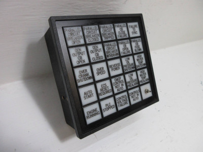 SACO Controls AS552424OD156156 Annunciator Status Alert Panel Display 5x5 (TK4397-6)