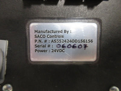 SACO Controls AS552424OD156156 Annunciator Status Alert Panel Display 5x5 (TK4397-6)