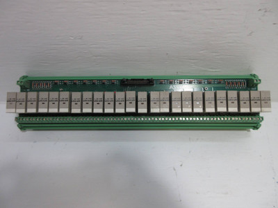 Asco 5650844 Rev 0 Relay Board PLC 24x Omron 24V-dc Relays (TK4394-4)