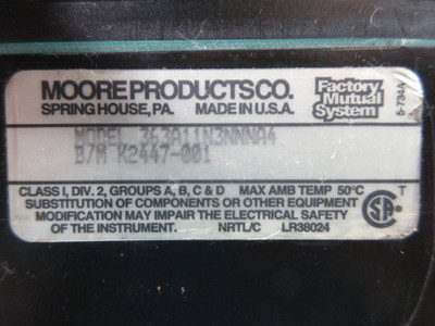 Moore 363A11N3NNNA4 Multipoint Digital Recorder 16084-1-5 16085-21-2 15999-219 (TK4465-1)