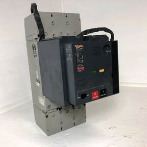 Merlin Gerin NSJ600H 600A Circuit Breaker w/ Operating Mechanism & Shunt 600 Amp (EM3216-3)