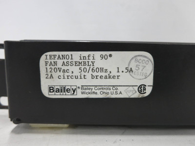 Bailey IEFAN01 infi90 Fan Module Assembly Symphony Network 90 ABB IE-FAN-01 (DW1293-1)