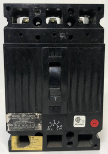 GE TEC36007S 7A Mag-Break Circuit Breaker 480/600V 3 Pole 7 Amp General Electric (EM3437-20)