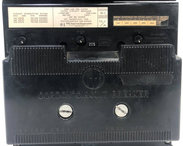 I-T-E CJ3-B225 225A Cordon Fused Circuit Breaker 3P 100kA CJ3B225 ITE 225 Amp (EM3449-6)