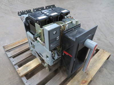 Image of GE AKR-9D-50 1600 Amp Air Breaker MO DO LSI MVT Plus TT20LSI 1600A Rating Plug