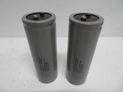 Image of Lot of 2 Cornell Dubilier 12-791985-00 Capacitor 12000 uF 350 W VDC 400 VDC Gray