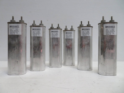 Image of Lot of 6 Ronken 86C83136K50 Capacitor 12-749361-10A 13 MF 1200 Vp 14-25