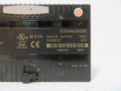 GE Fanuc IC200ALG320E Analog Output VersaMax Micro Controller Control Module PLC (NP2409-2)