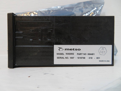 NEW Valmet Metso Automation MAS002 PLC Interface 064481 Manual Auto Station MAS (NP2420-1)