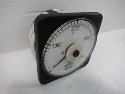 Image of Asco 491942-017 BLS-077 0/4000 AC Amperes Meter 5 AAC