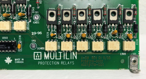 GE Multilin 1219-0002 A-SW Board Relay Rev. G1 1719-1001 General Electric (EM3633-4)
