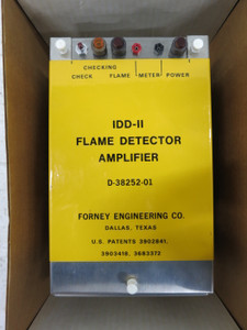 NEW Forney IDD-II D-38252-01 Flame Detector Amplifier 38253-01 PLC IDD-2 IDDII (DW1614-1)