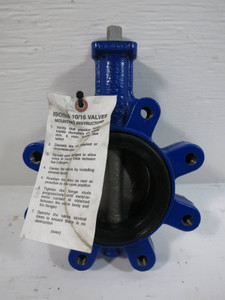 NEW Isoria 10 3G6K6UY Butterfly Valve PN10 4" New Never Installed (TK5230-1)