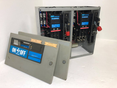 Telemecanique 5600 Dual Size 1 Combo Starter 30A 18" MCC Bucket A821C Gould (EM3758-13)