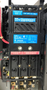 Telemecanique 5600 Dual Size 1 Combo Starter 30A 18" MCC Bucket A821C Gould (EM3758-13)