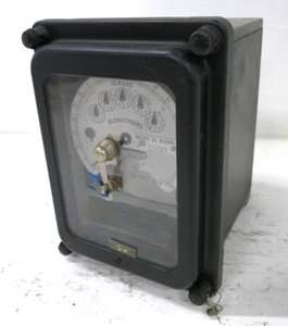 GE 703X64G151 2 Stator Watthour Meter DSM-63 3PH Relay 2000:5 120V 57600 (DW1784-2)