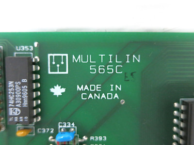 GE Multilin 565-C300 Rev E5 Motor Protection Relay Analog Board 565C 1218-0003 (DW1876-1)