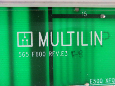 GE Multilin 565-F600 Rev E3 Motor Protection Relay Board 565F General Electric (DW1874-1)