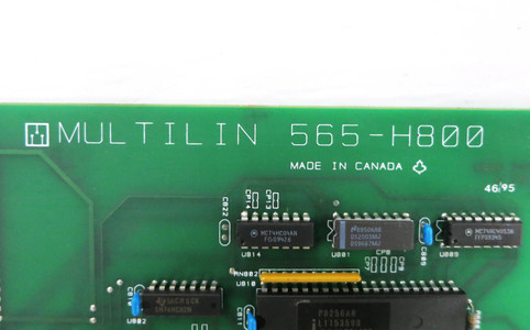 GE Multilin 565-H800 Rev E4 Motor Protection Relay Option Board 565H 1218-0008 (DW1878-1)