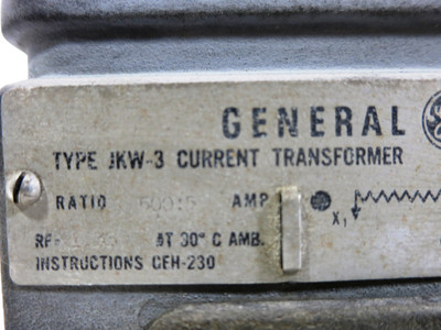 GE 693X85 Current Transformer Type JKW-3 Ratio 500:5 CT General Electric Outdoor (DW1997-2)