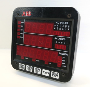 Electro Industries Model P-34 Power Meter Display Module AC Volts Amps ABB (DW2048-28)
