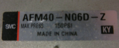 SMC AFM40-N06D-Z Pneumatic Filter 150 PSI KY (GA0150-10)