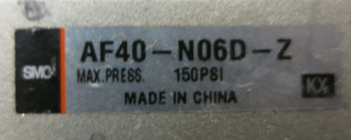 SMC AF40-N06D-Z Pneumatic Filter 150 PSI KX (GA0149-4)