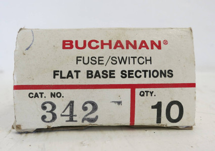 Buchanan Fuse/Switch 342 Sectional Terminal Blocks for 10 sections (GA0251-2)