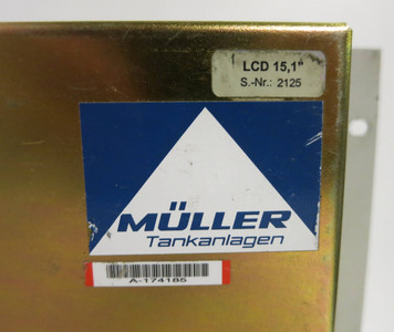 Müller Tankanlagen LCD 15.1" 2102 PanelView Touch Industrial Monitor 230V Muller (GA0275-2)